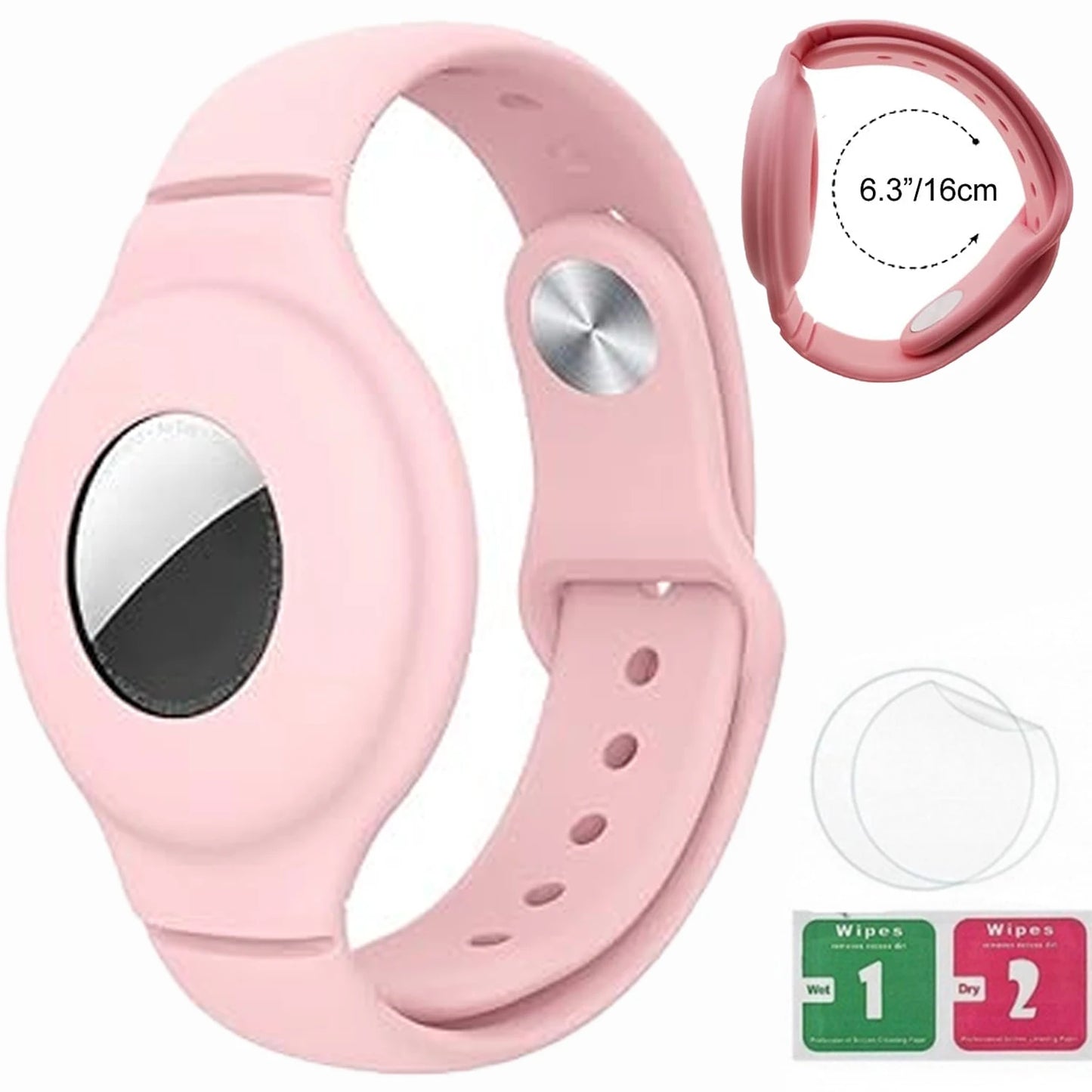 Bracelet for Kids AirTag, Nylon Stretch Braided Air Tag Wristband, Protective Case GPS Tracker Holder,Watch Band Toddler Child