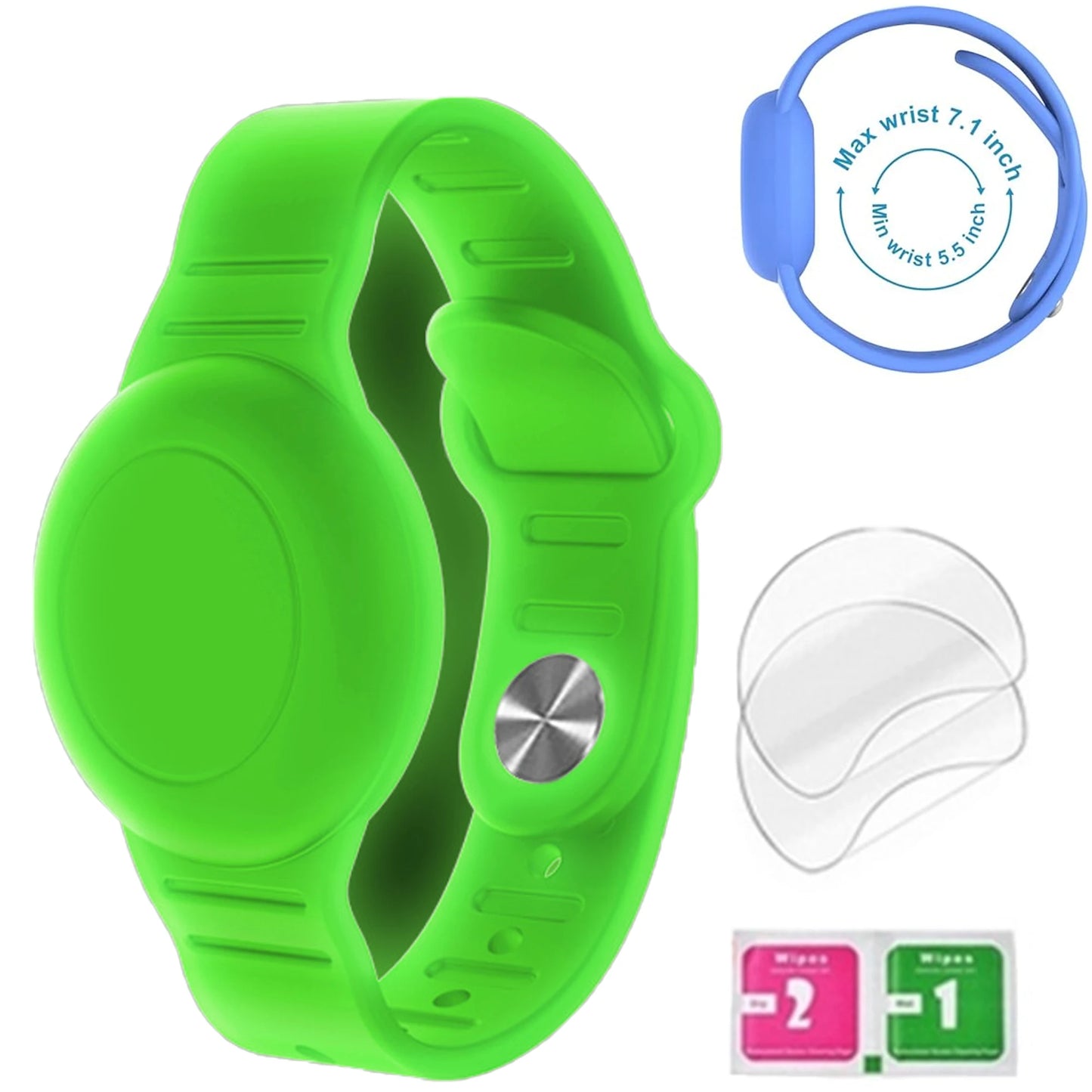 Bracelet for Kids AirTag, Nylon Stretch Braided Air Tag Wristband, Protective Case GPS Tracker Holder,Watch Band Toddler Child